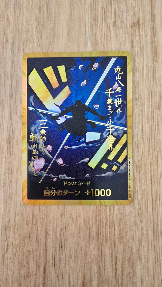 Premium Quality The Best PRB-01 Gold Rare DON!! One Piece TCG Cards Japanese Proxy