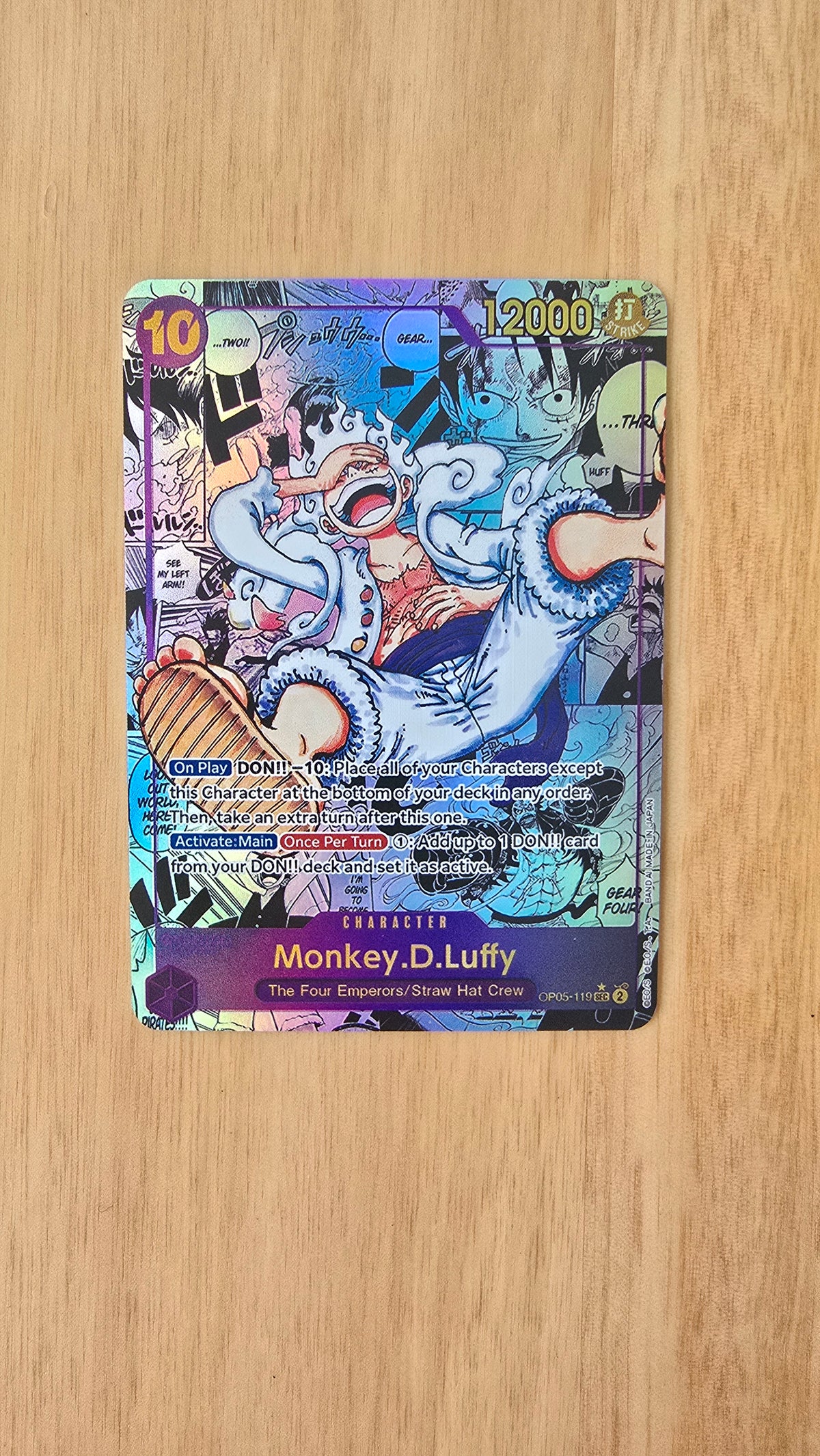 Premium Quality Textured One Piece Manga Cards OP01 - OP17 EB01 - EB04 PRB01 - PRB02 OPTCG English Proxy