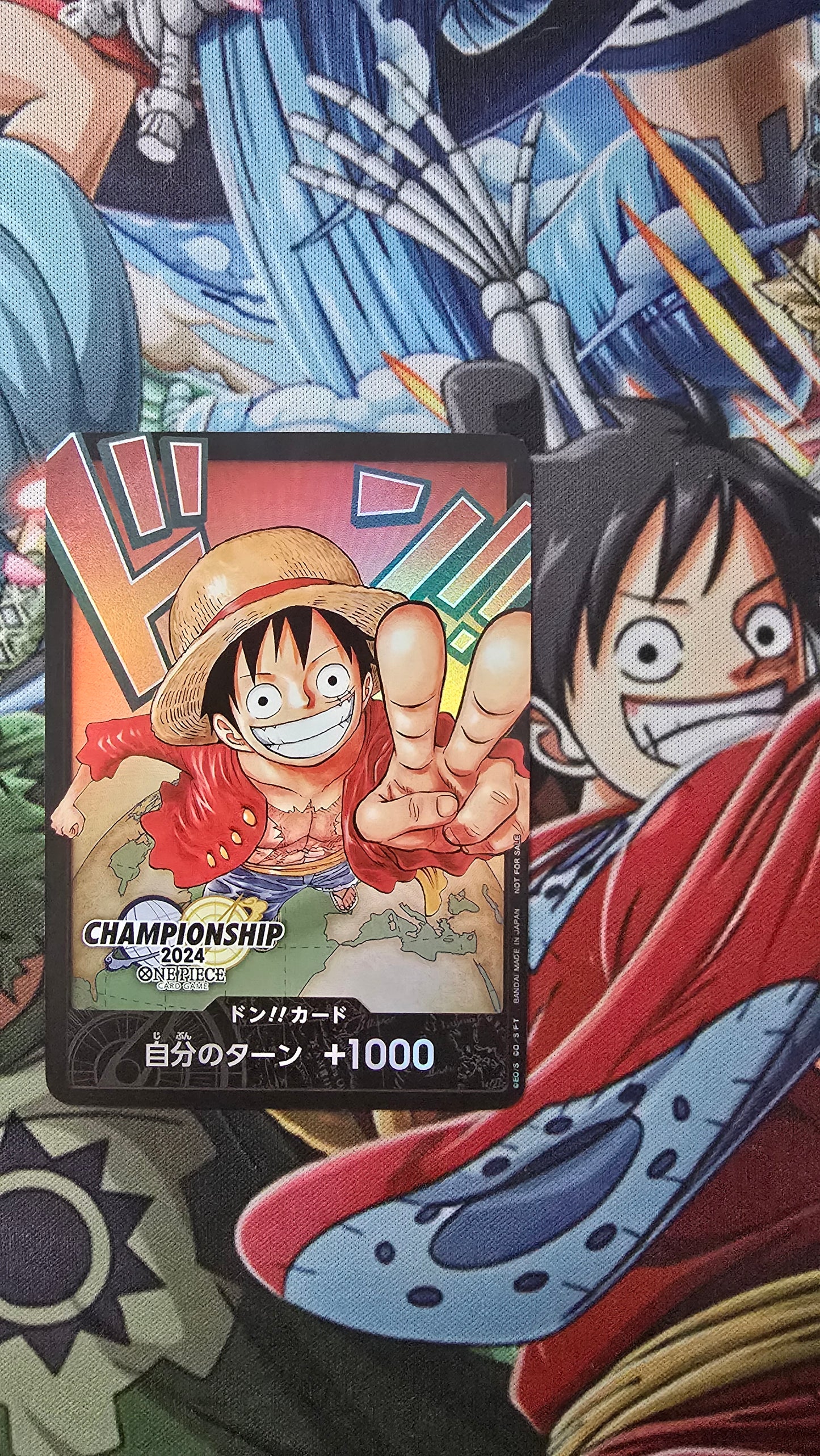 Monkey D Luffy Championship 2023 & 2024 DON!! One Piece Card Game High Quality Textured Card Proxy