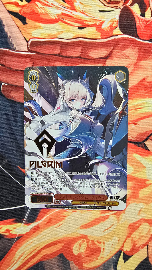 Custom Made Weiss Schwarz NIKKE PR+ The Last Kingdom Winner NIK/S117-P12EX Crown Proxy Card