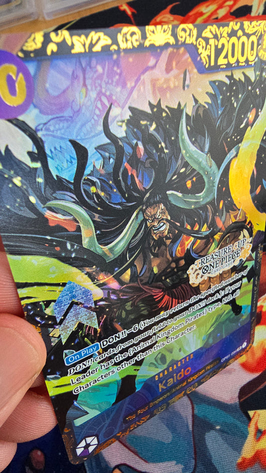 Kaido OP01-094 Top Prize Flagship TCG Textured Premium Promo OP English One Piece Proxy