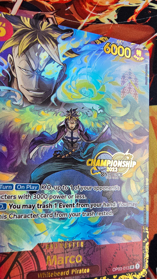 Marco OP03-013 Top Prize Flagship TCG Textured Premium Promo OP English One Piece Proxy