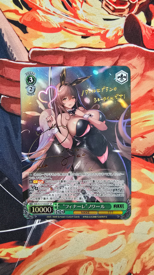 Weiss Schwarz SIGNED NIKKE NIK/S117-032SP SP Finale Noir Proxy Card