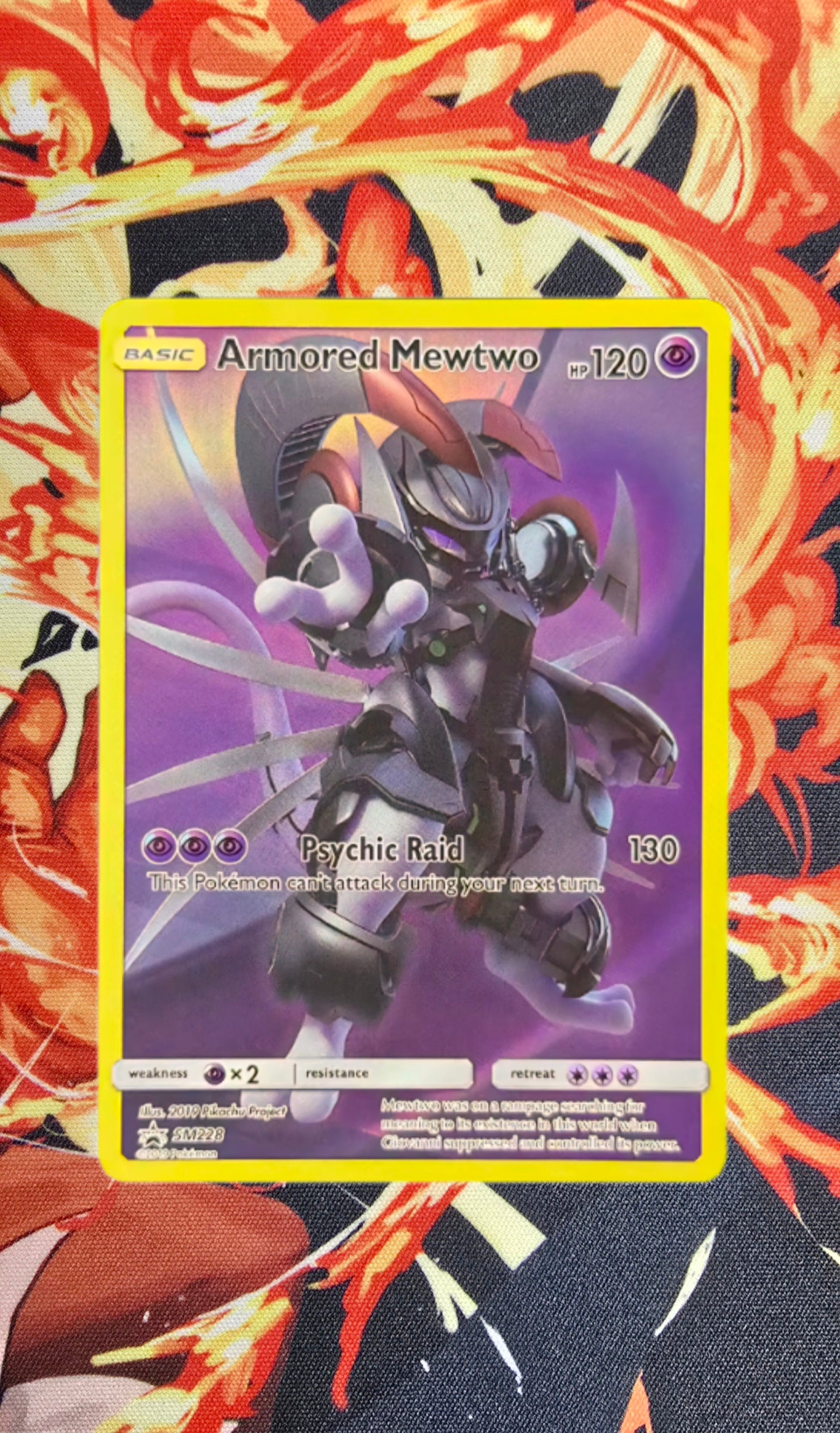 Armored Mewtwo SM228 Pokemon Black Star Promo Custom Made Card OP Proxies TCG Armored Mewtwo SM228 Pokemon Black Star Promo Custom Made Card OP Proxies TCG