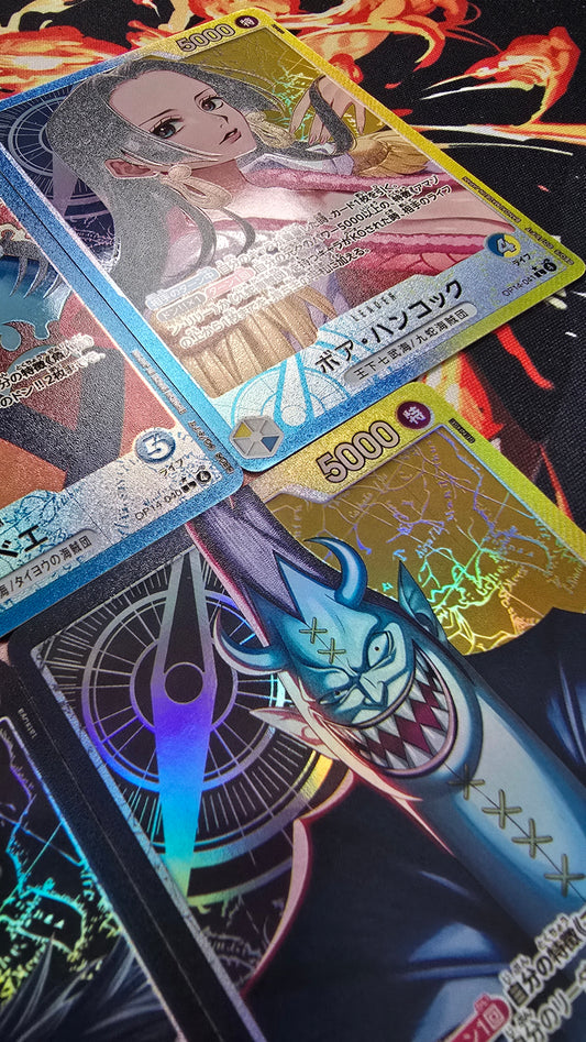 7 Card Bundle: OP14 Alt Art Leaders Holo One Piece TCG Proxy Cards Japanese