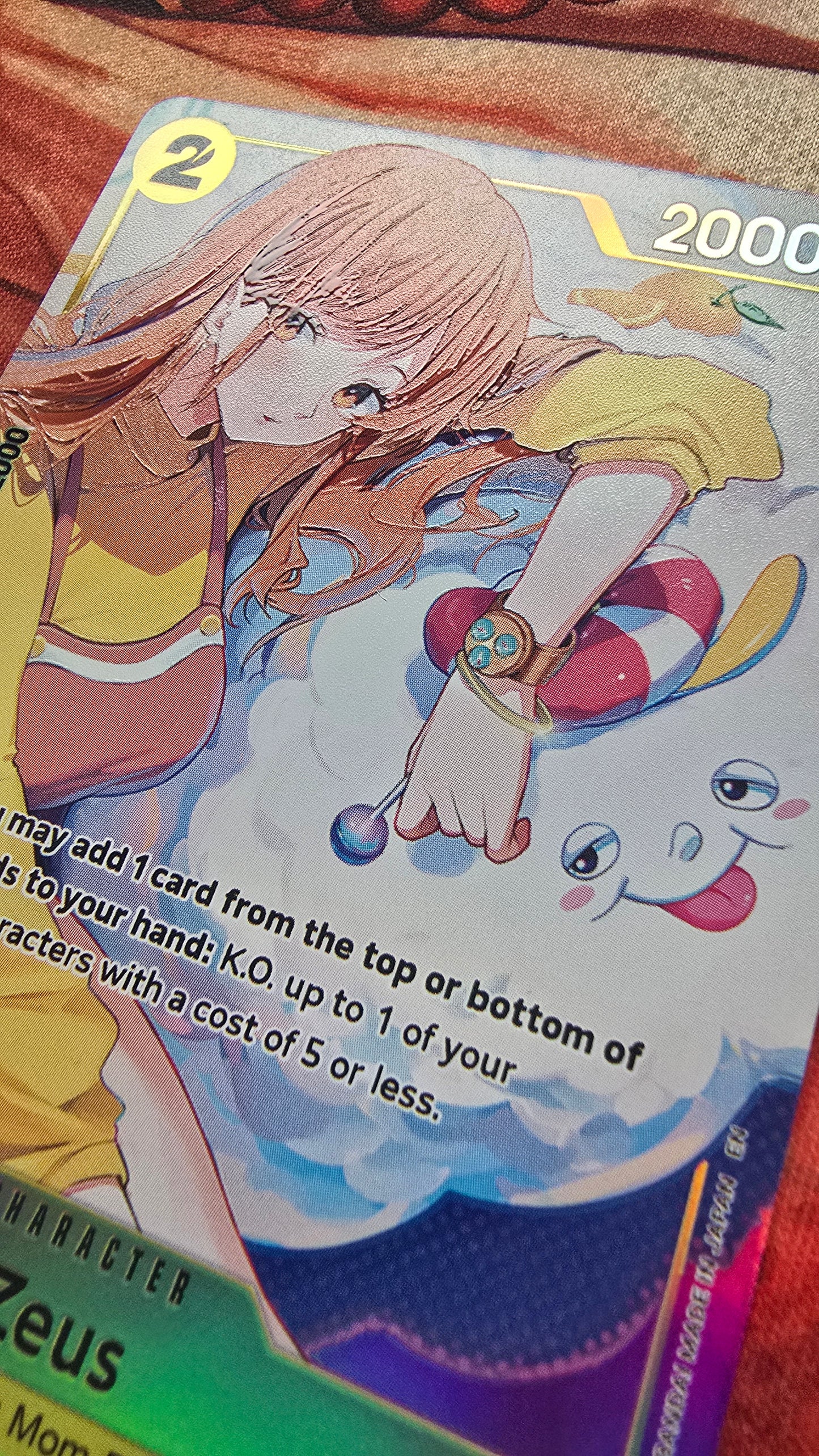 Zeus (OP11-106) Promo Bandai Card Games Fest 24-25 One Piece Nami Textured Proxy English