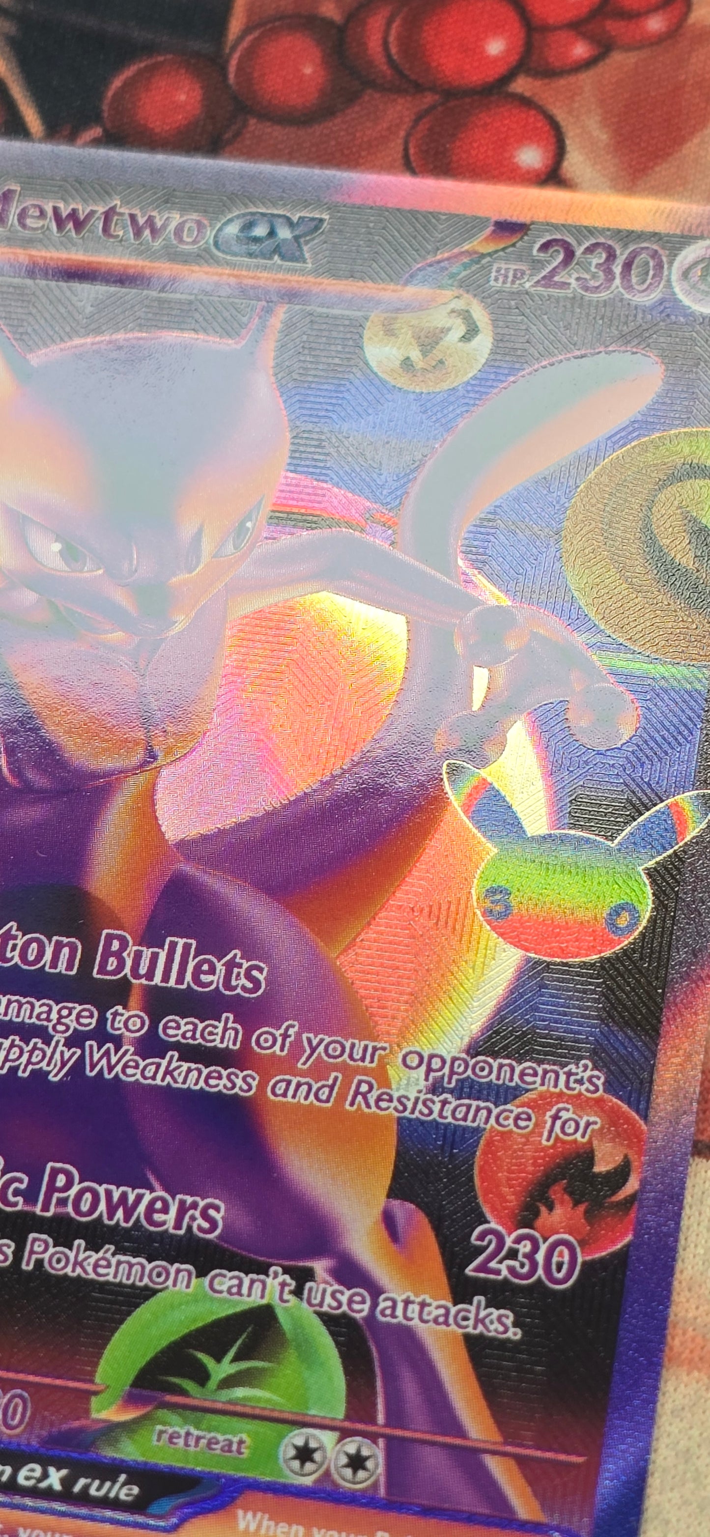 30th Anniversary Mewtwo ex Pokemon TCG Custom Made Card