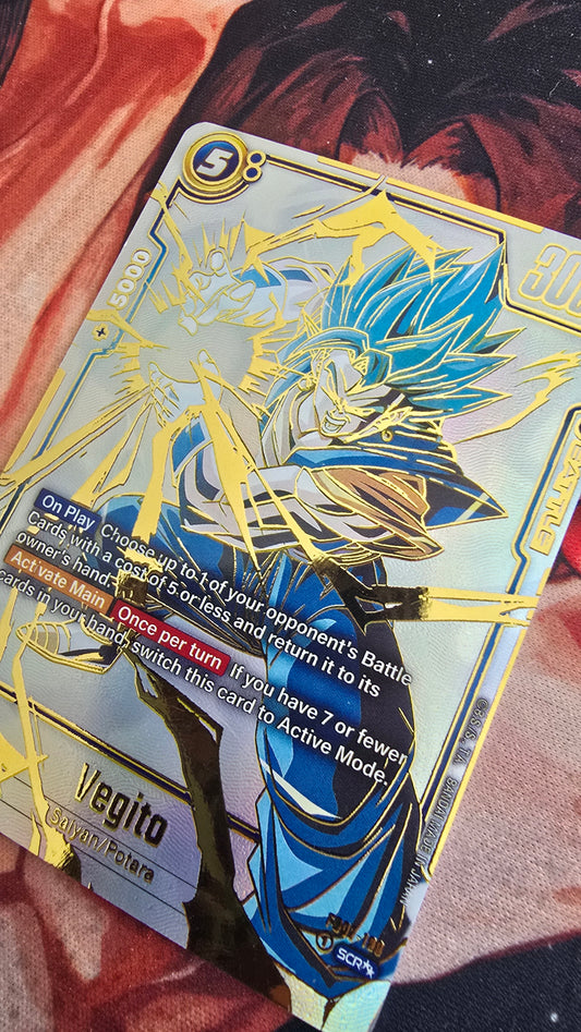 Vegito FB02-139 Super Alternate Art Dragon Ball Fusion World Card Proxy English