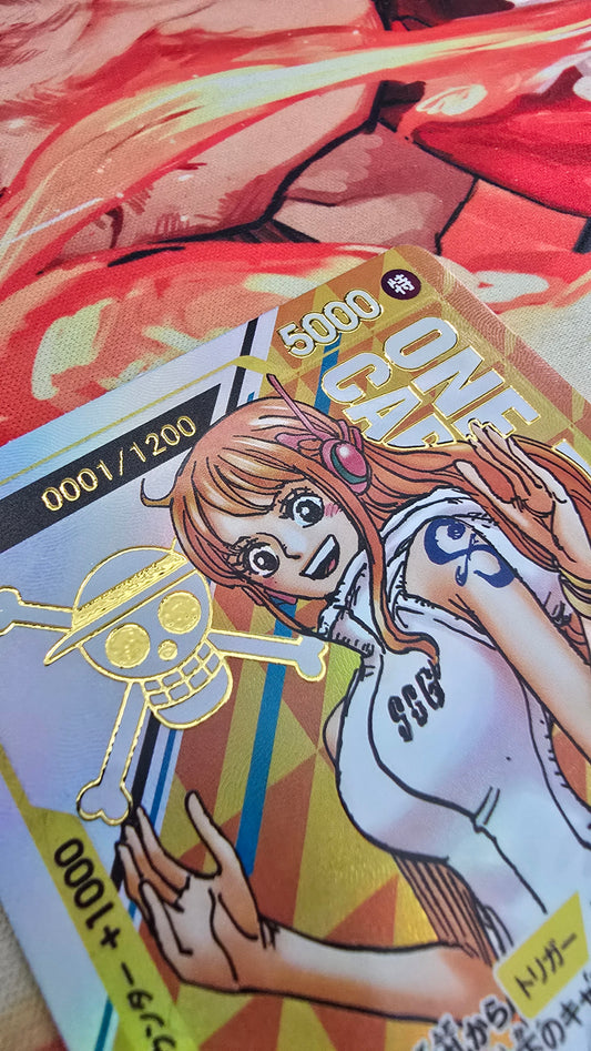 Serial Nami Flagship OP08 Textured One Piece Card Game OP TCG Proxy Japanese