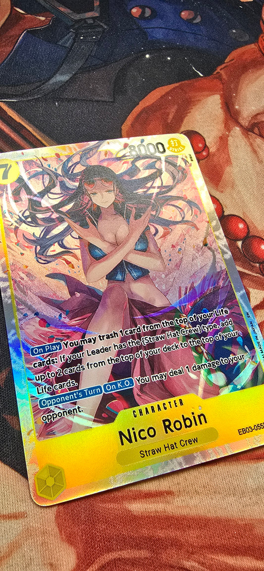 Nico Robin SR EB03-055 Foil Premium One Piece TCG Proxy Card