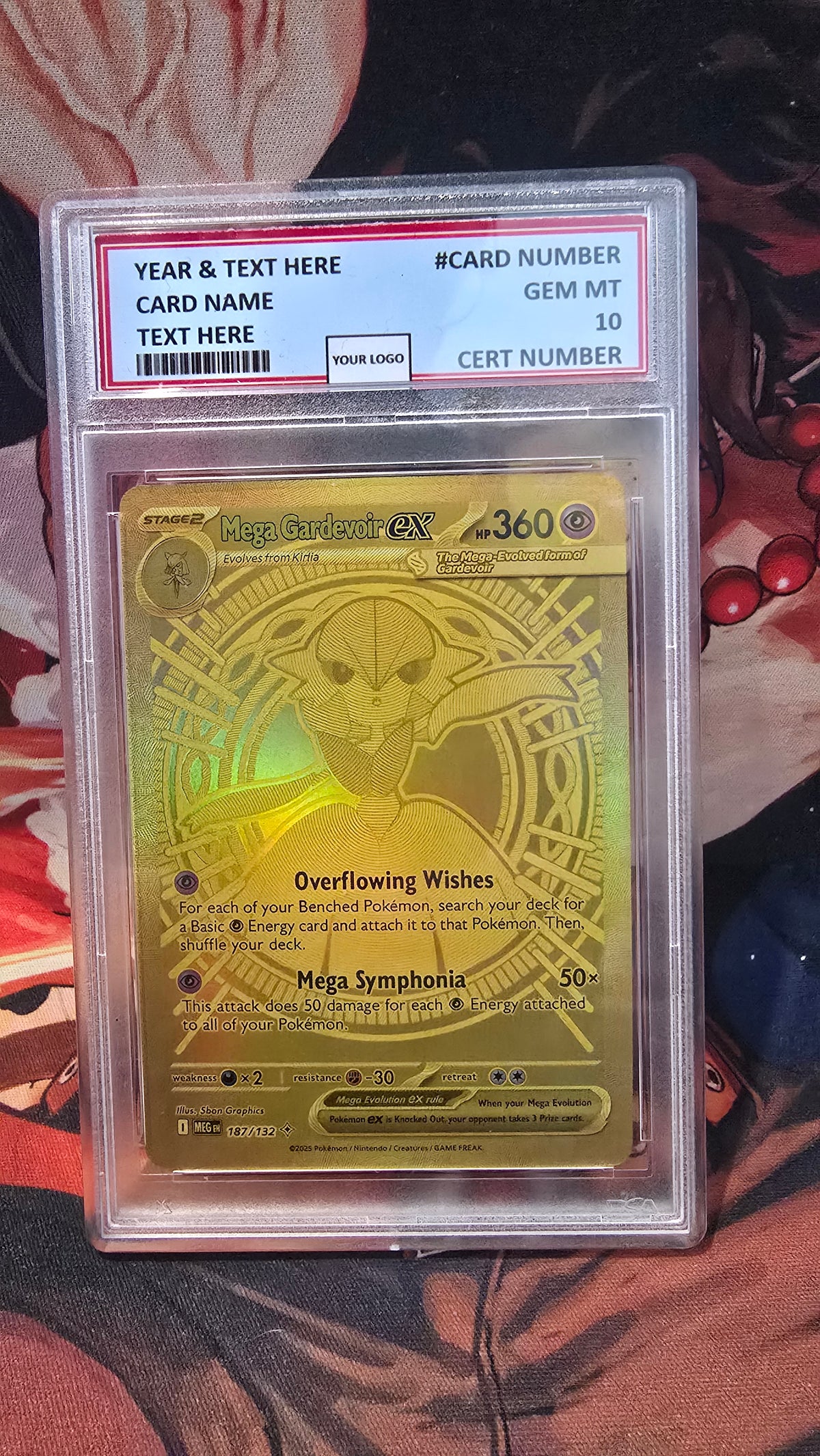 Graded PSA Style Gardevoir Pokemon English Proxy Card Slab