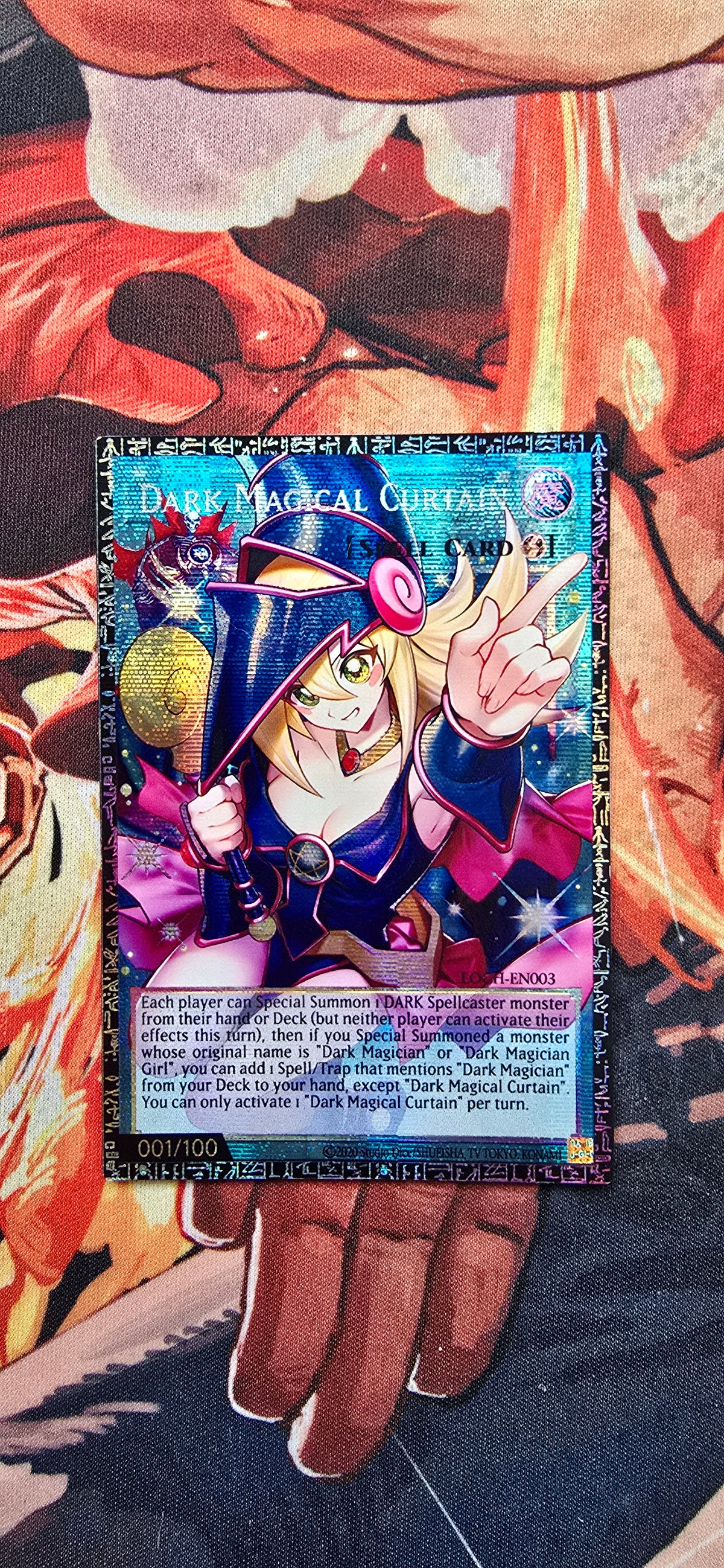 Made-to-order: Dark Magical Curtain GMR Grandmaster Serial Yugioh Card Game TCG Premium Textured Custom Made Proxy English