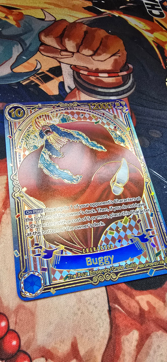 Buggy SP OP14 Gold & Silver One Piece Card Game OP TCG Proxy English