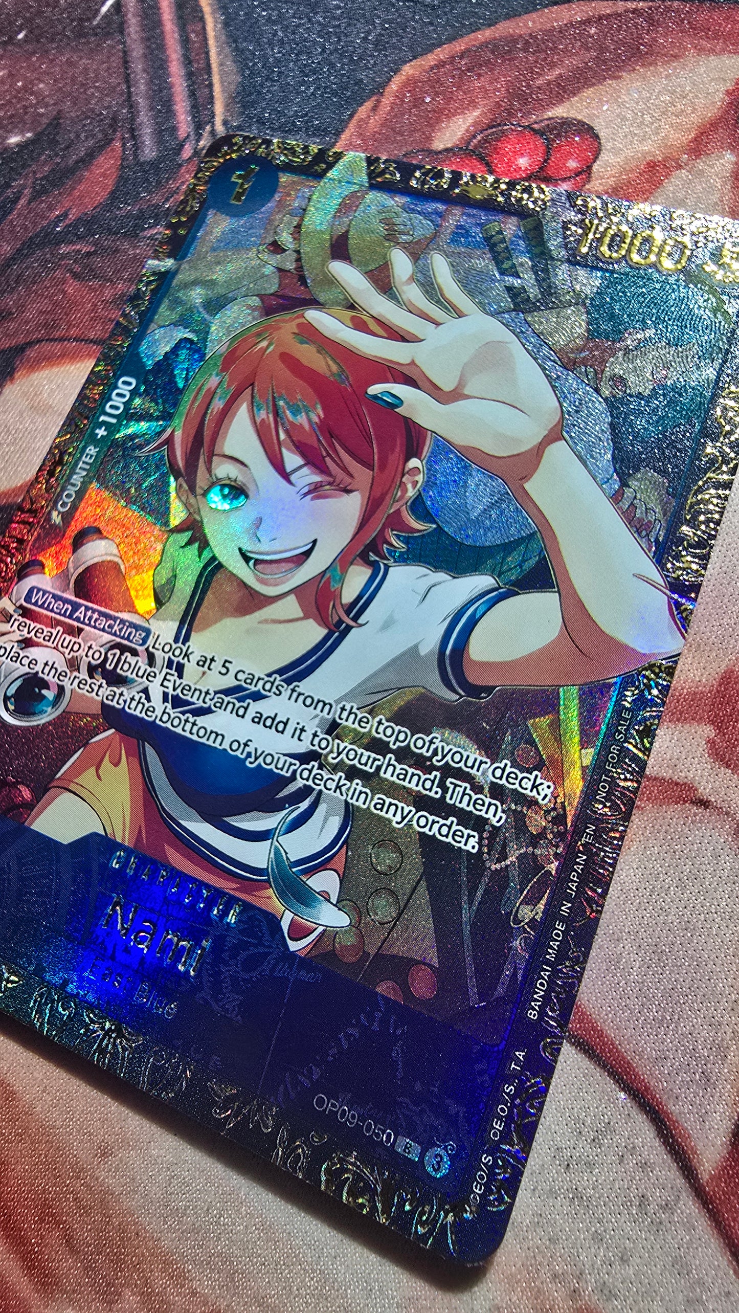Nami Championship 25-26 Regionals Season 1 One Piece Textured Promo Custom Made Card