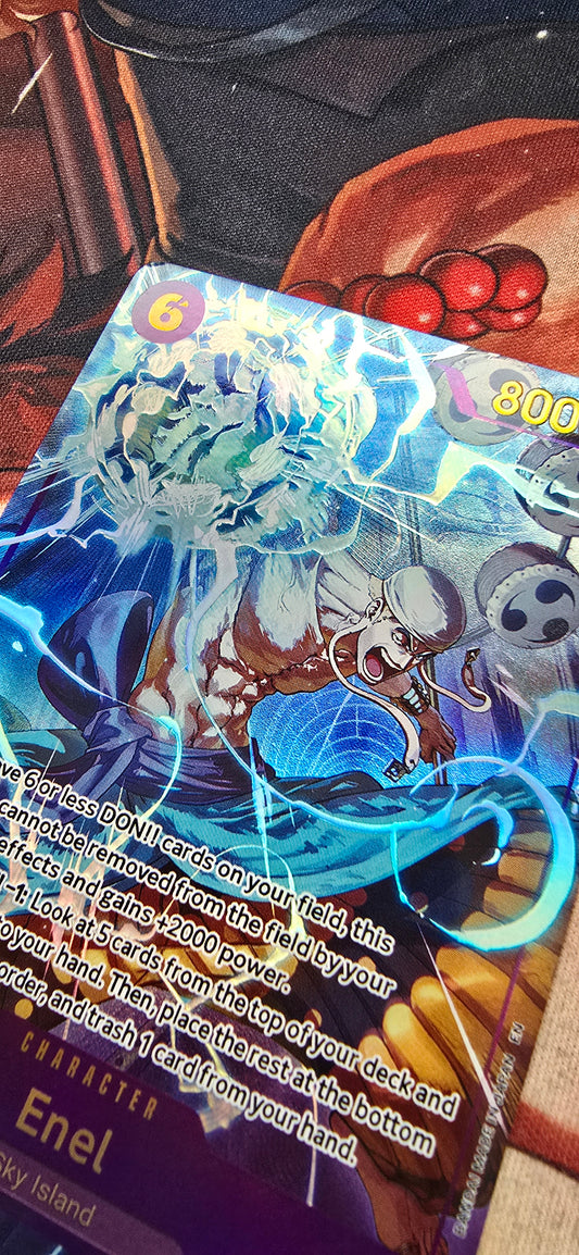 OP15 Enel SEC Alt Art Event Card One Piece Premium Textured Proxy English