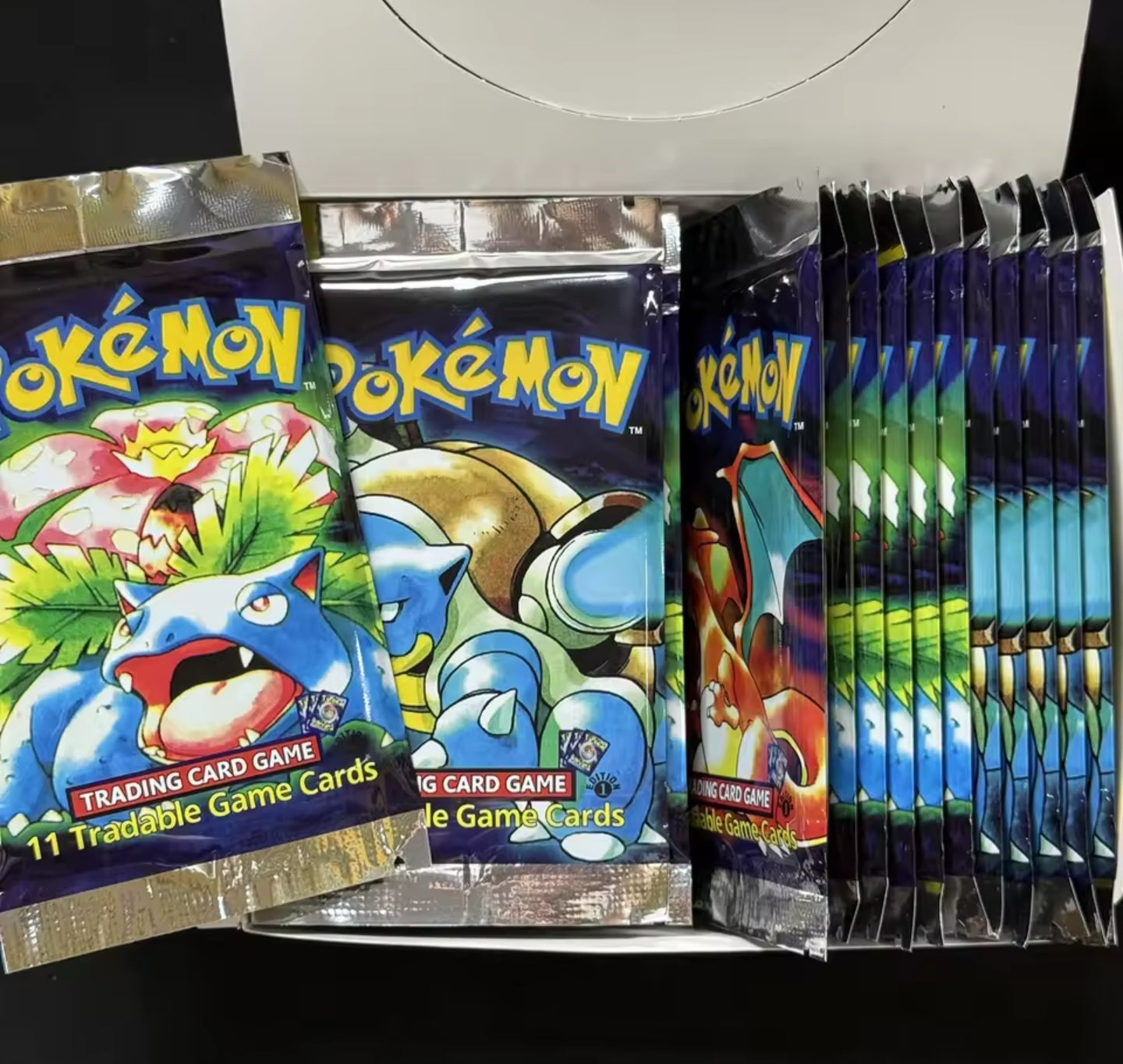 WOTC 1999 1st Edition Booster Box Sealed (396 cards: 36 Booster Packs) Pokemon Base Set Custom Made