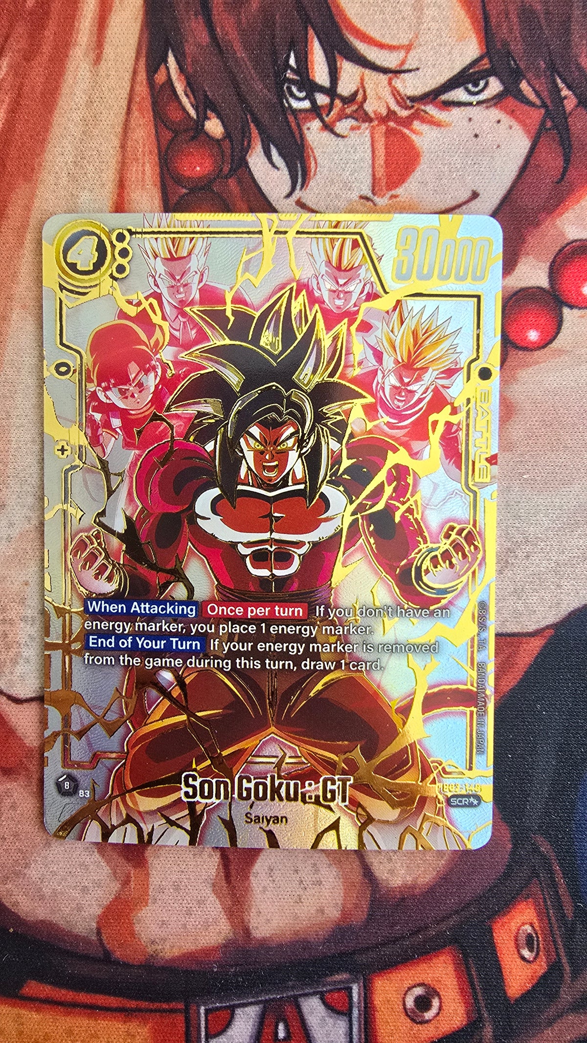 Son Goku GT FB03-140 Super Alternate Art Dragon Ball Fusion World Card Proxy English