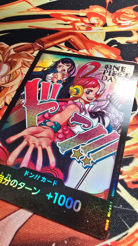 Ado & Uta ONE PIECE Day 2024 Promo Japanese Custom Made Proxy Don!! Card