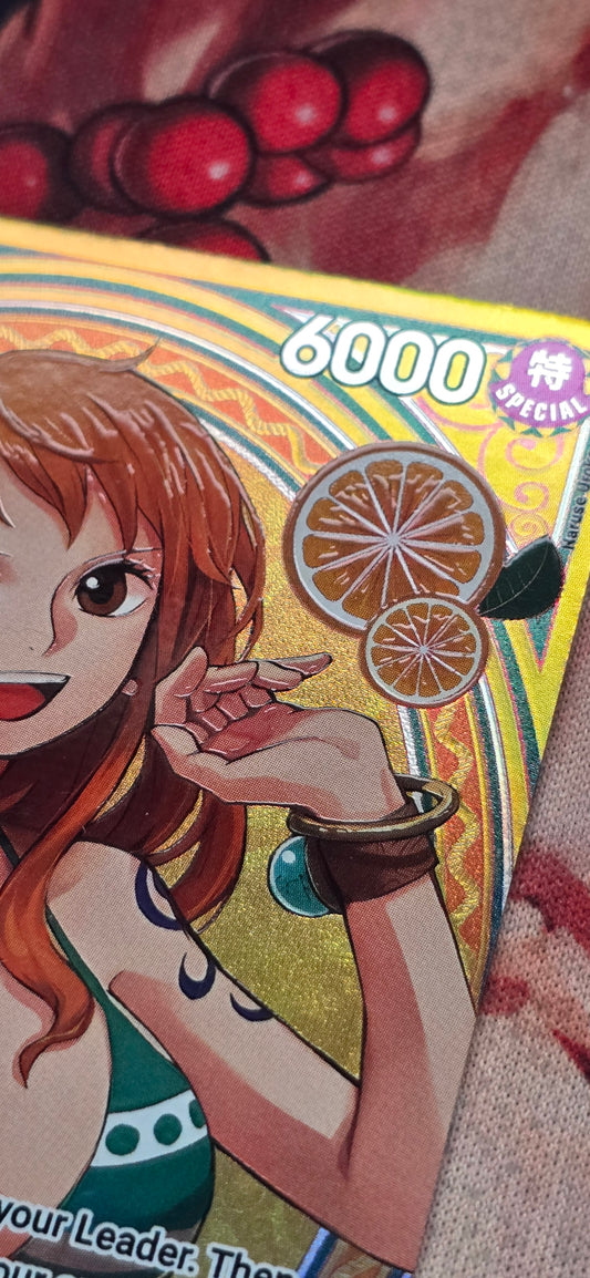 EB03 Nami SP Premium Textured Holo One Piece TCG Proxy Card