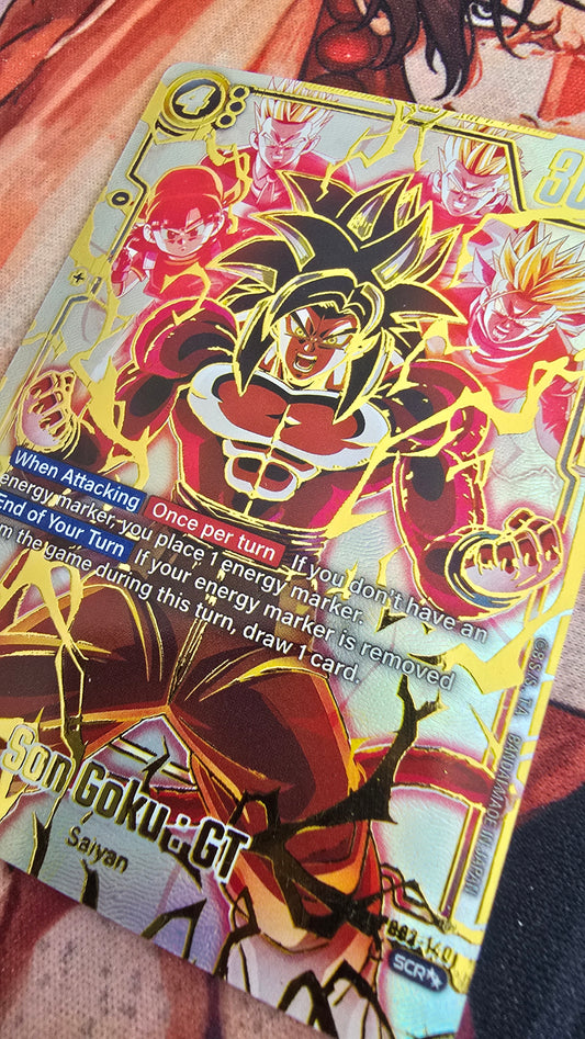 Son Goku GT FB03-140 Super Alternate Art Dragon Ball Fusion World Card Proxy English