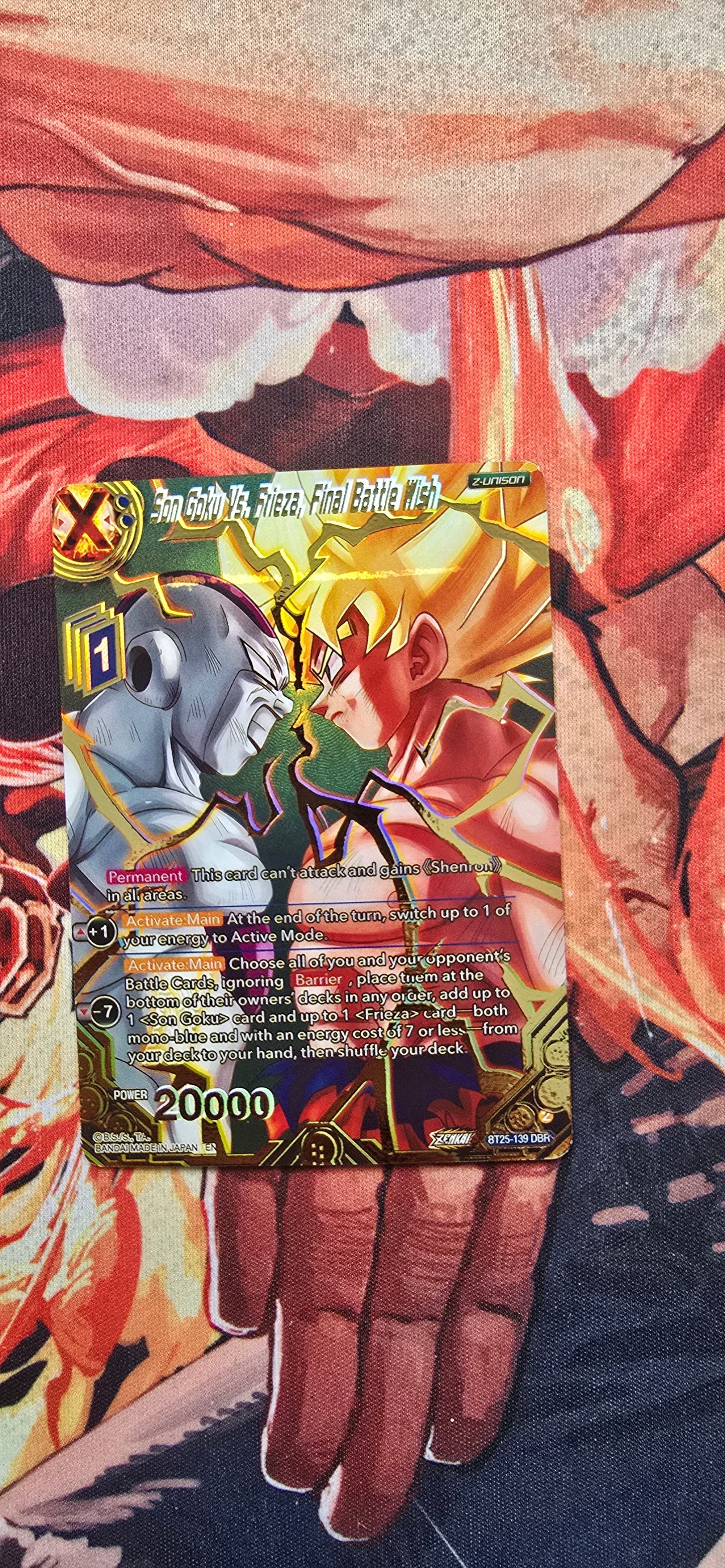 Son Goku Vs. Frieza, Final Battle Wish Deluxe Pack 2025 Vol.2 Promotion Cards Dragon Ball Super Proxy Card