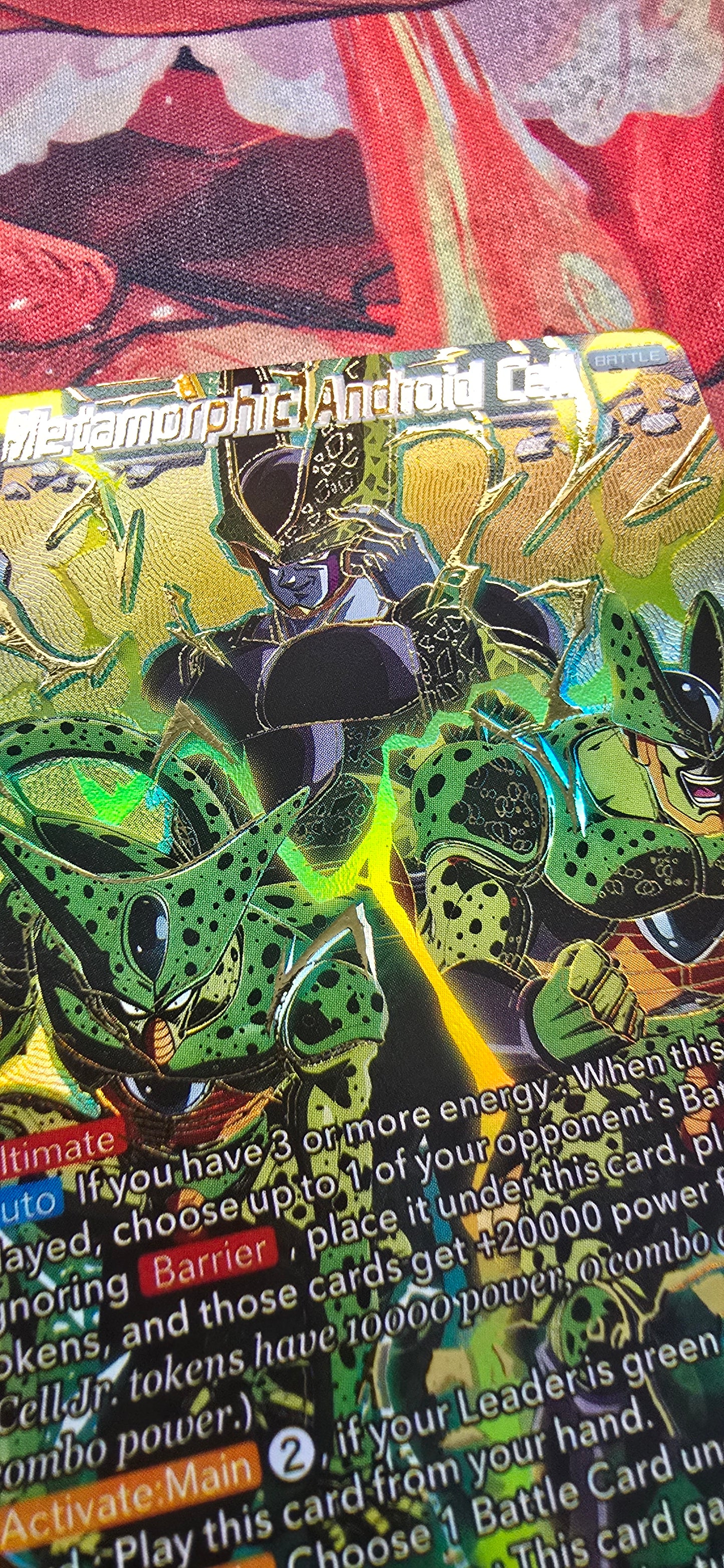 Metamorphic Android Cell BT26-139 Dragon Ball Super Ultimate Advent Proxy Card
