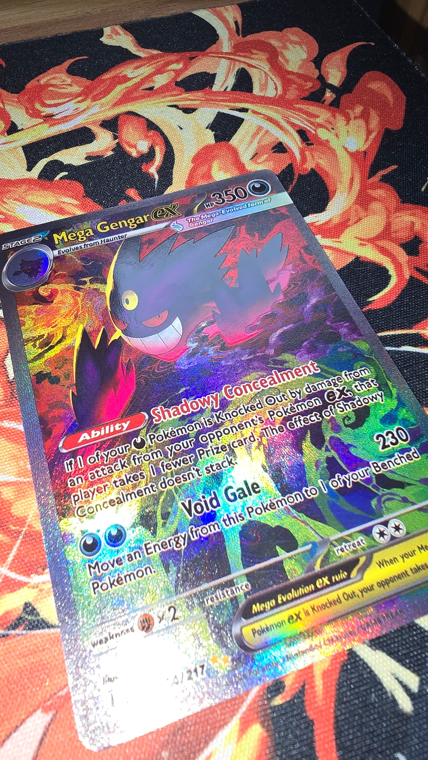 Mega Gengar ex SAR Ascended Heroes Pokemon Proxy Card English