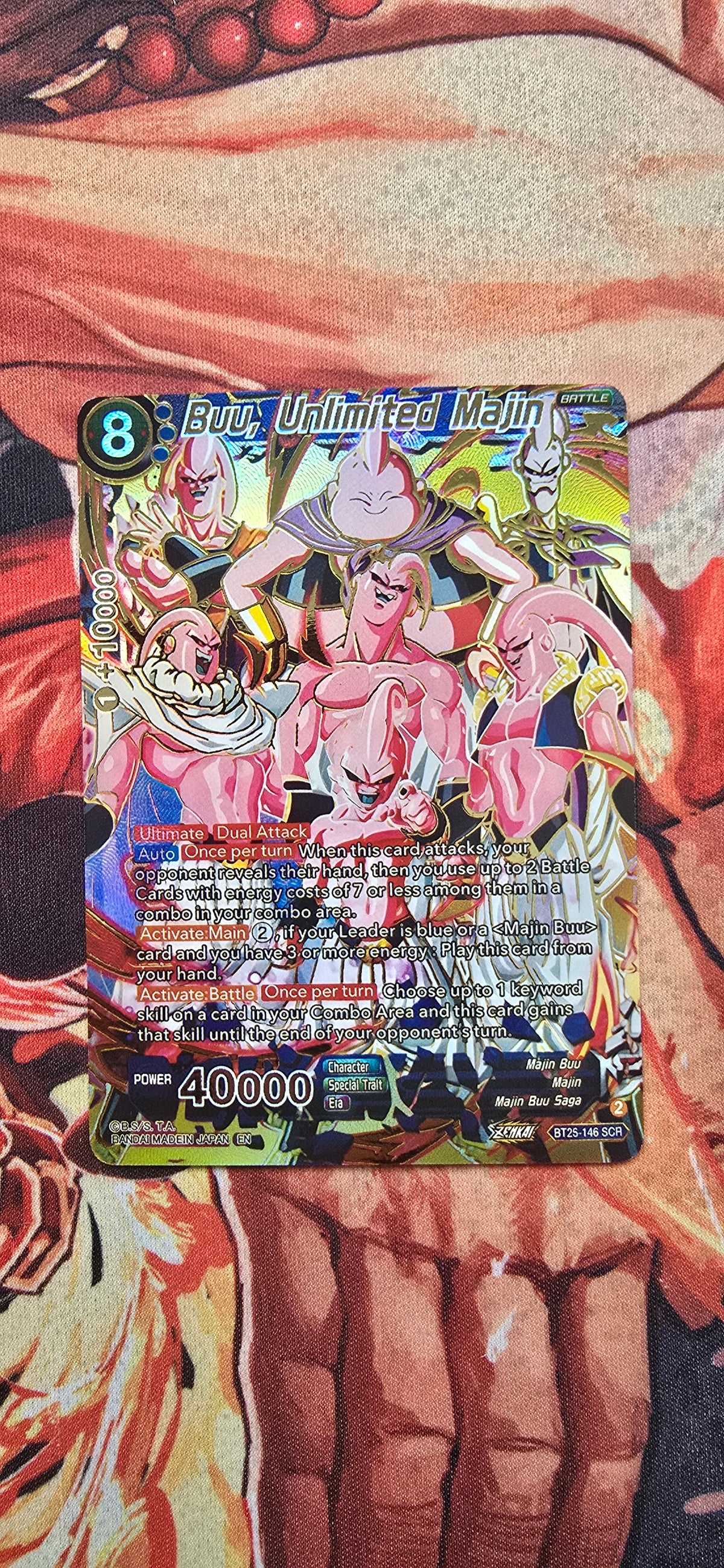 Buu, Unlimited Majin BT25- 146 Legend of the Dragon Balls Dragon Ball Super Proxy Card