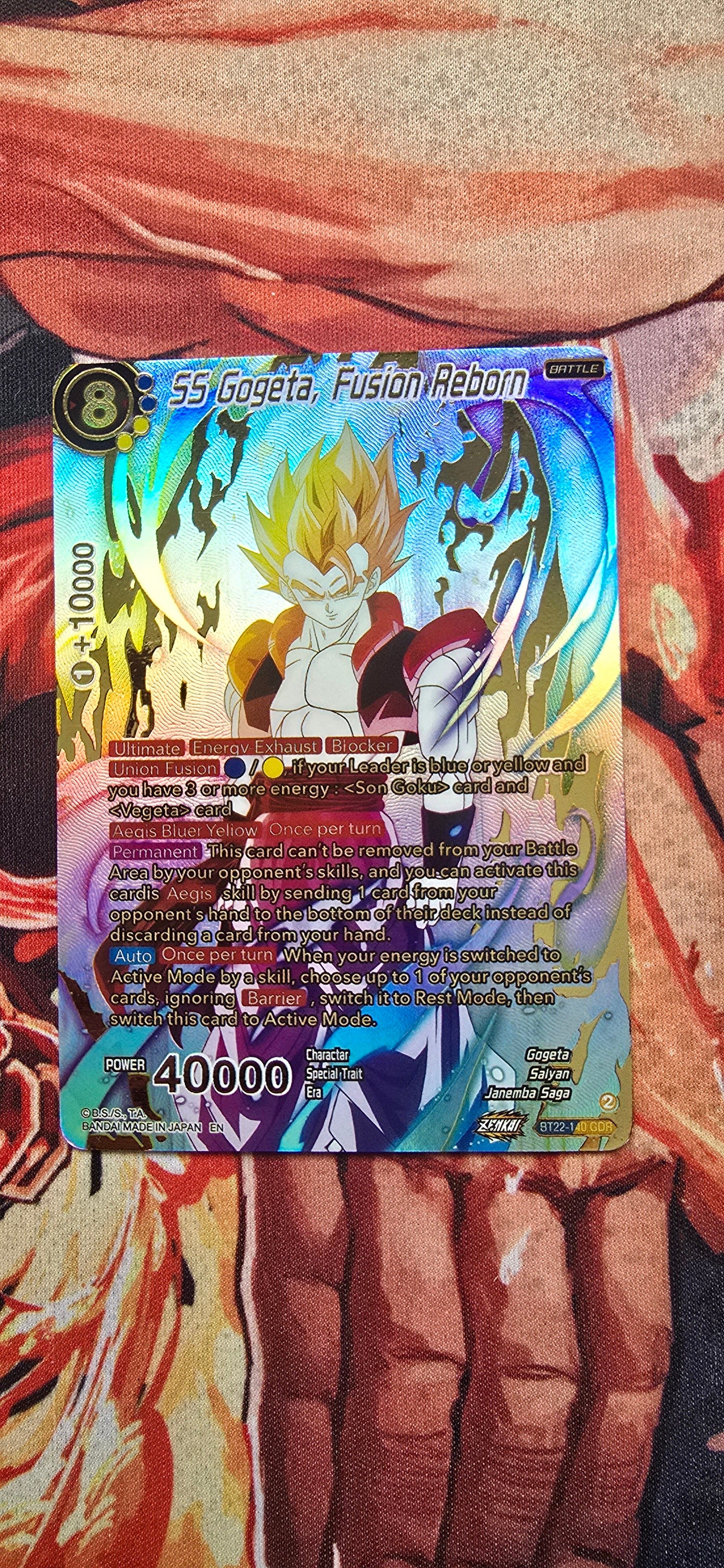 SS Gogeta, Fusion Reborn BT22-140 Critical Blow Dragon Ball Super Prox OP Proxies TCG SS Gogeta, Fusion Reborn BT22-140 Critical Blow Dragon Ball Super Prox OP Proxies TCG