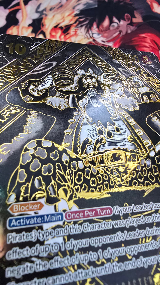 OP12 SP Marshall D Teach Gold One Piece Card Game OP TCG Proxy English