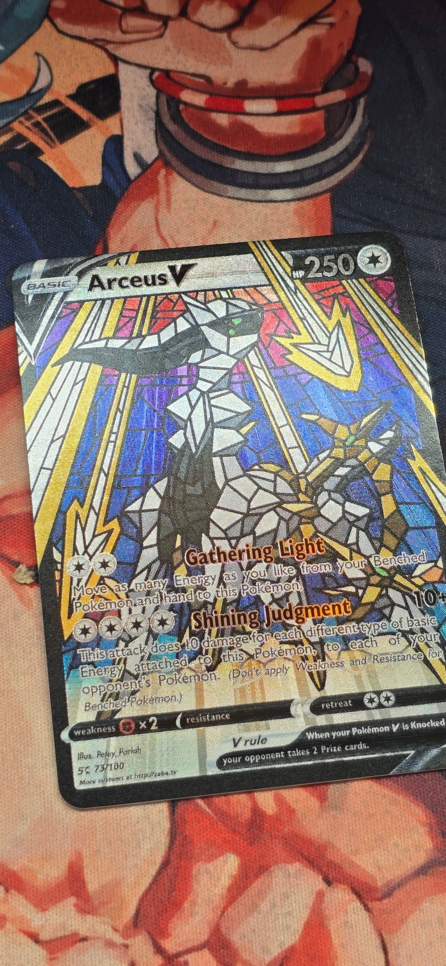 Legendary Pokemon Mosaic Style Premium Textured Holo Quality Custom Made Cards