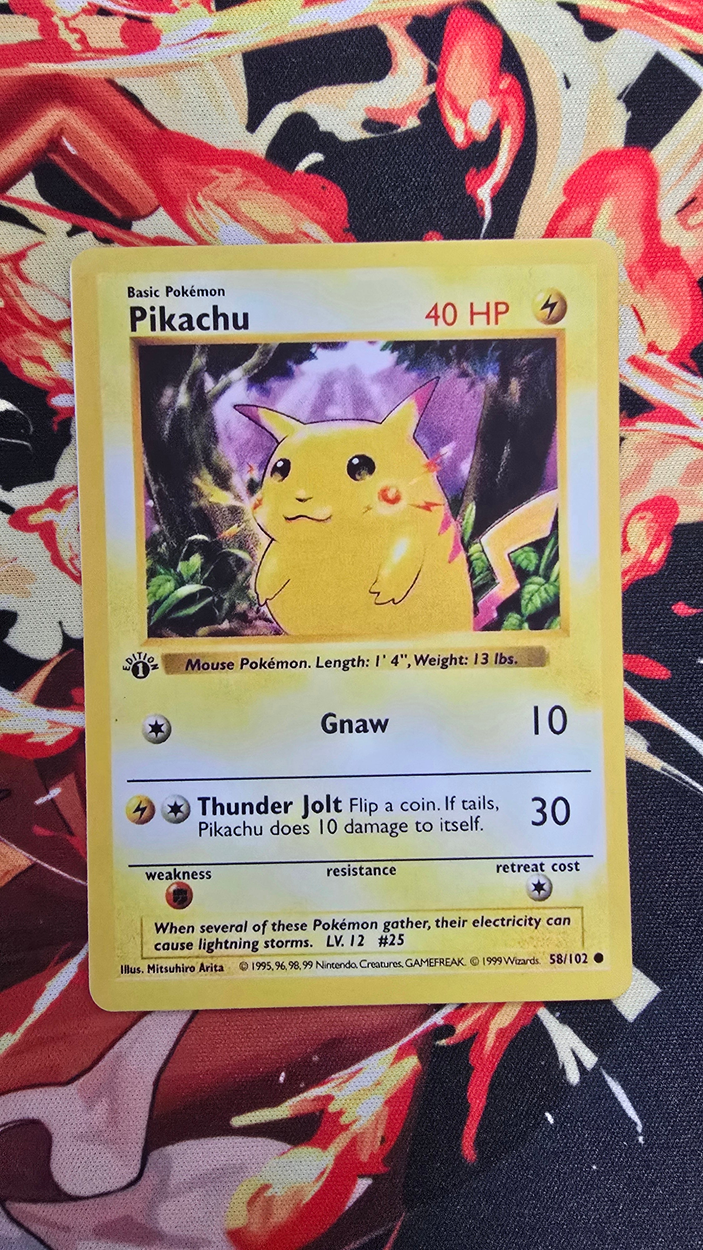 1st Edition Pikachu Red Cheeks 58/102 Base Set Pokemon TCG Card Proxy – OP  Proxies TCG