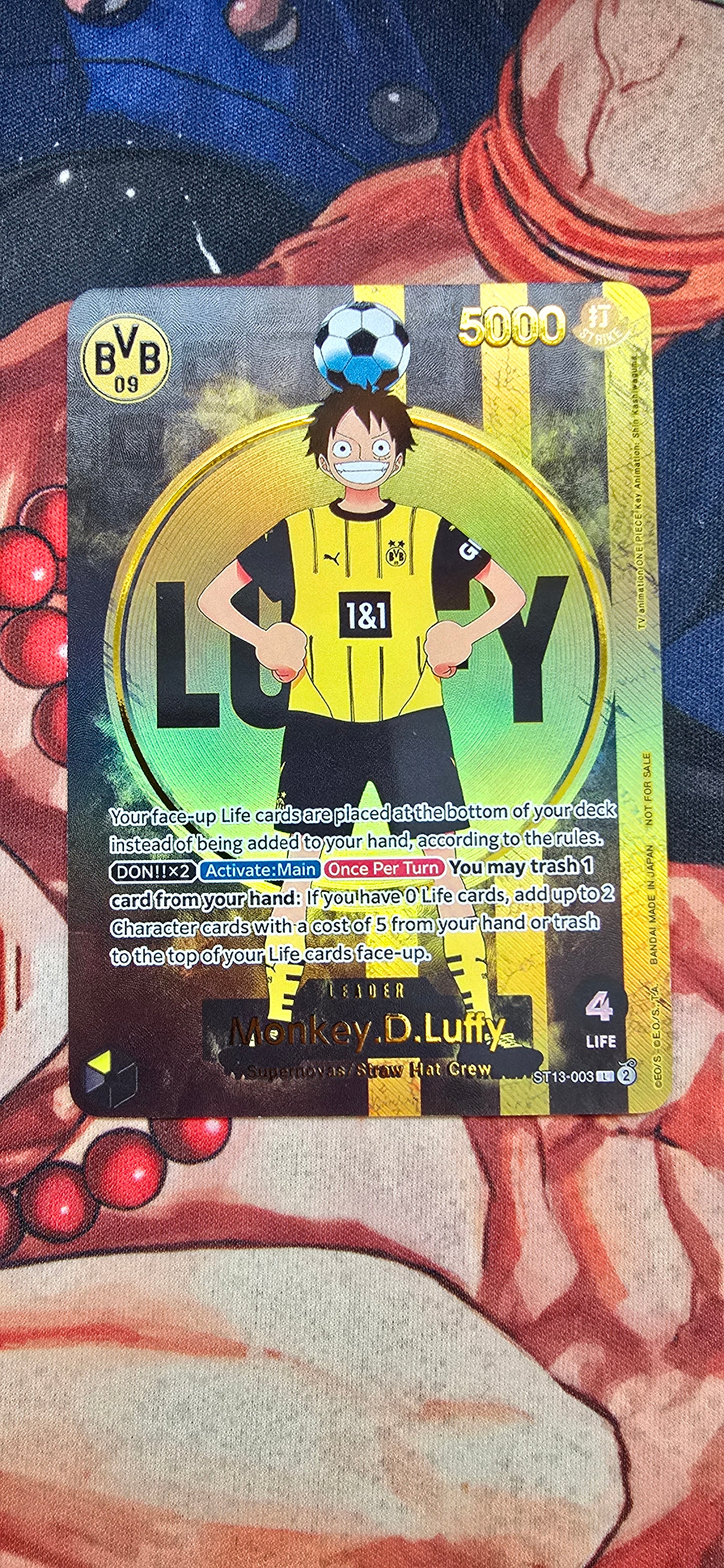 ST13 Monkey D Luffy BVB Borussia Dortmund X One Piece Special