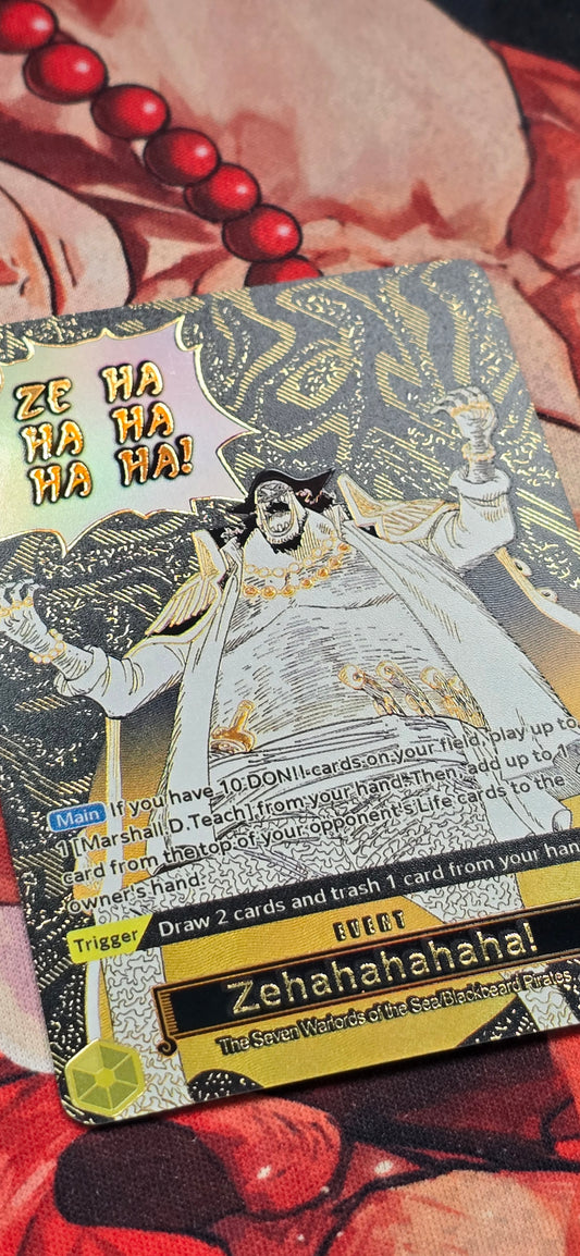 Zehahahahaha! SP Manga OP16-116 Premium Holo One Piece TCG Proxy Card