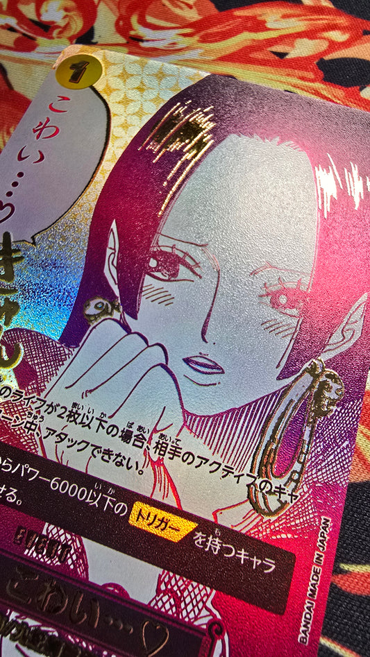 OP14 Manga I'm scared... One Piece Boa Hancock Custom Made Card OP TCG Proxy Japanese