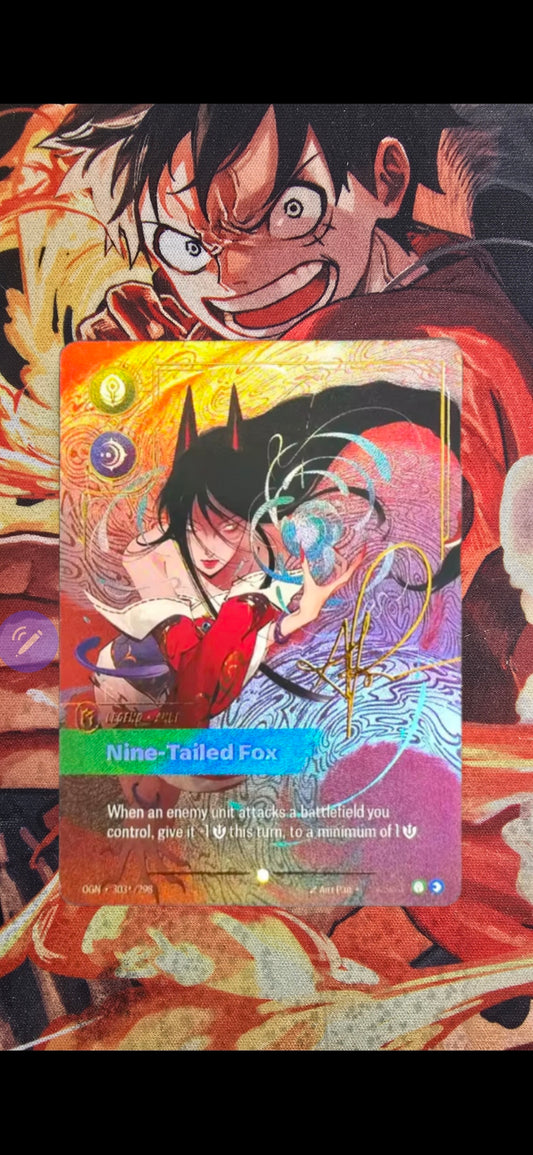 PREORDER - League of Legends Origins Signed Overnumbered Riftbound TCG Textured Promo Custom Made Cards