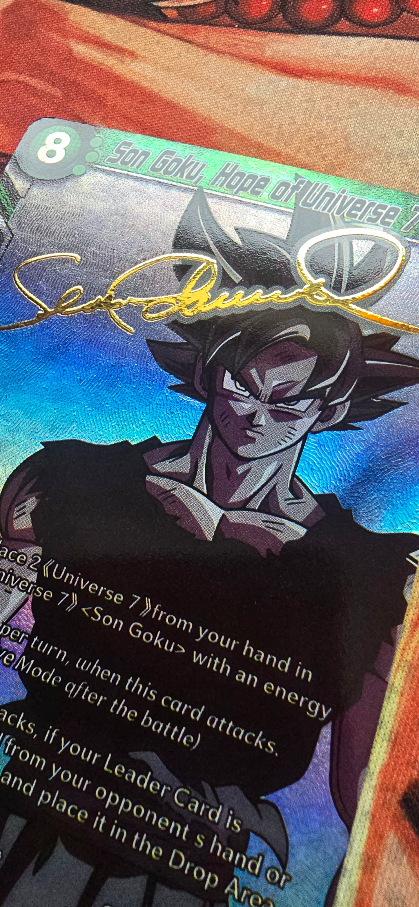 Son Goku, Hope of Universe 7 TB1-052 SPR Dragon Ball Super Card Proxy