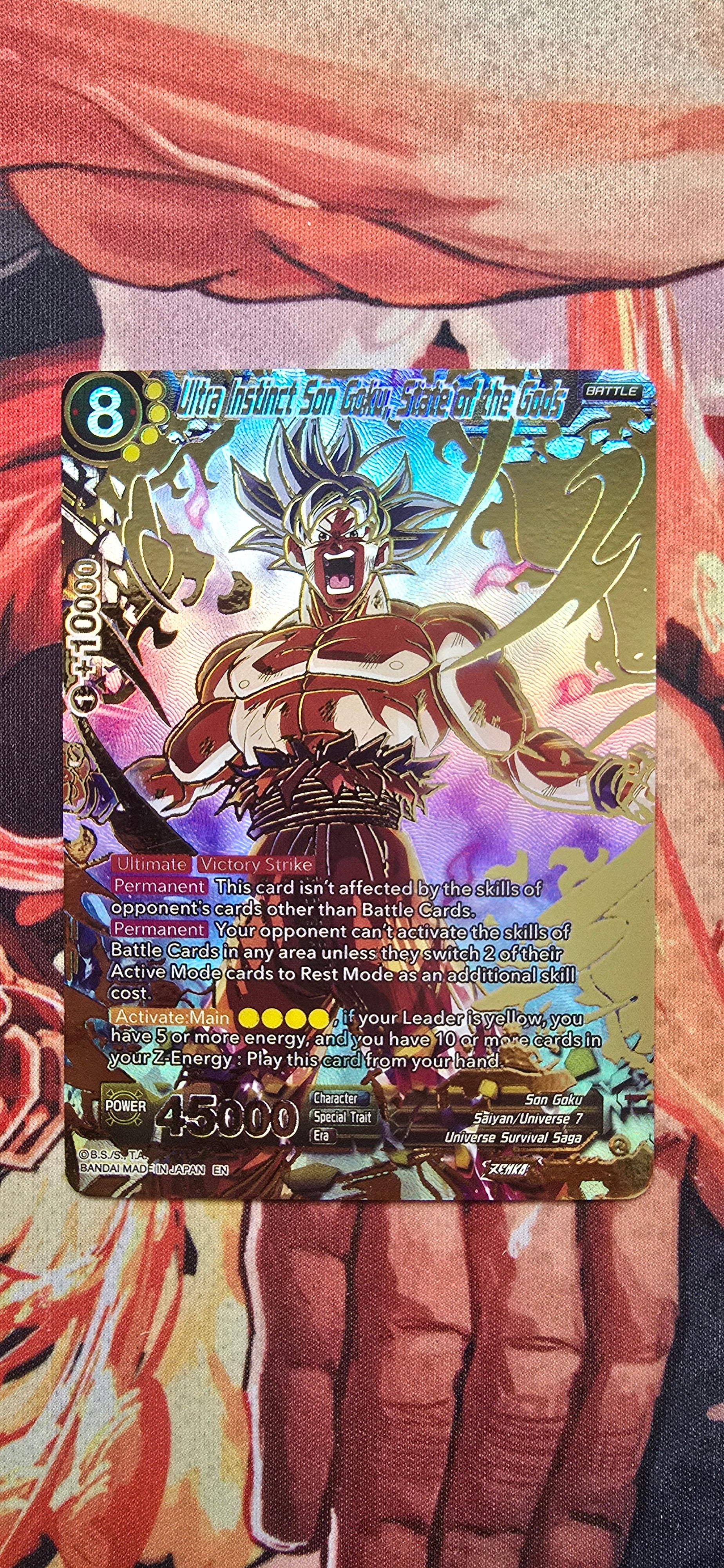 Ultra Instinct Son Goku, State of the Gods BT23-140SCR Dragon Ball Sup – OP  Proxies TCG