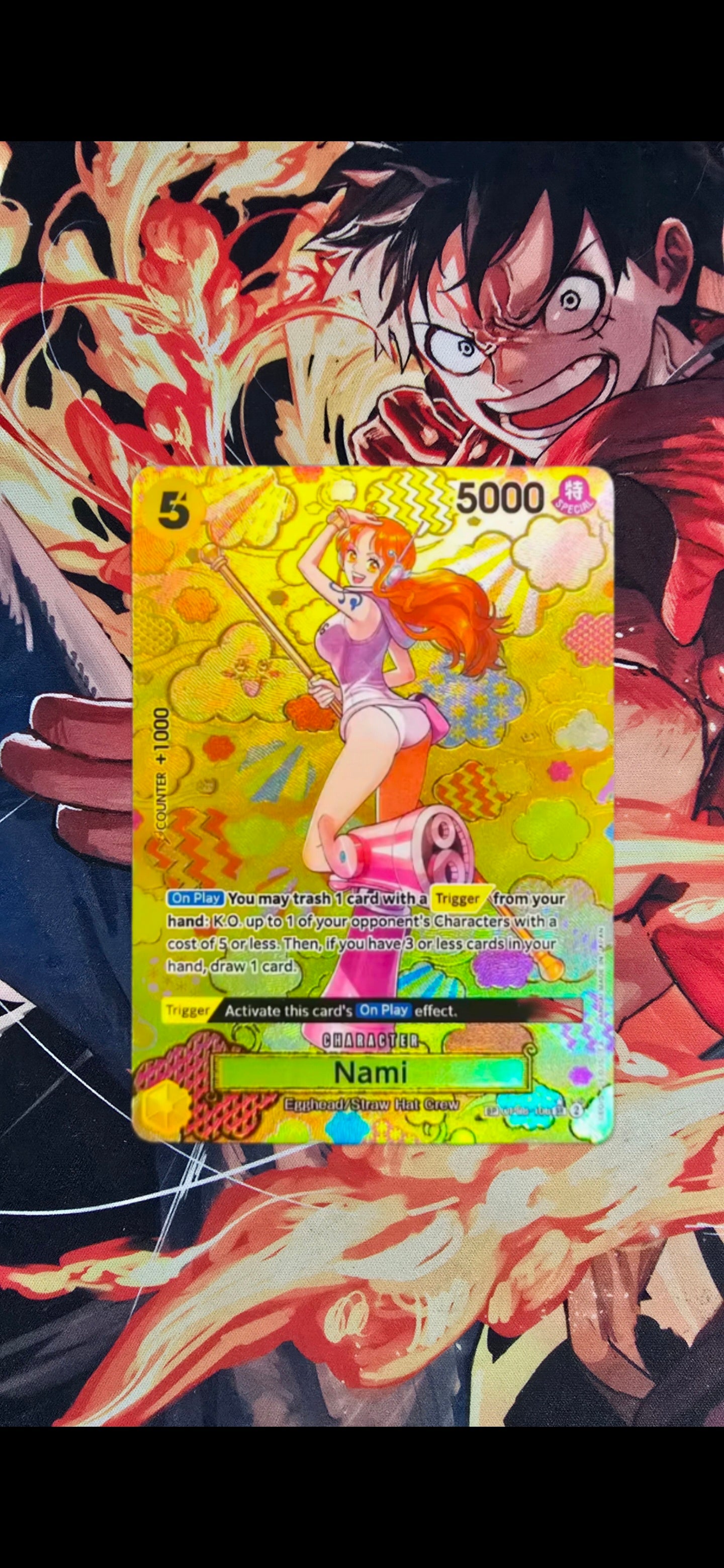 Preorder - Nami SP OP08 One Piece Card Game OP TCG Premium Textured Proxy English