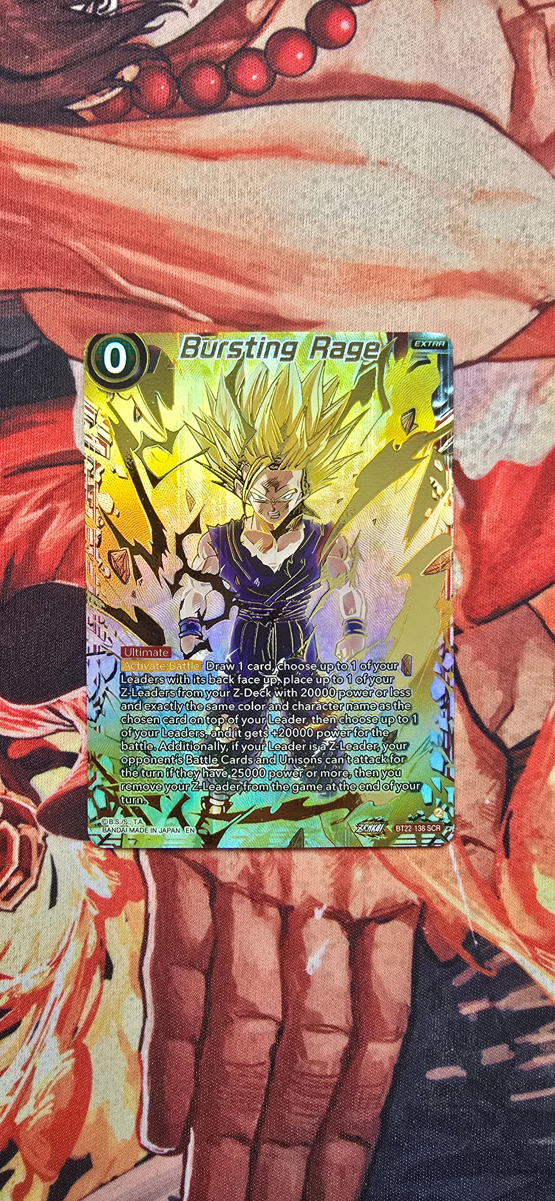 dragon ball super card game critical blow Bursting Rage BT22-138 Critical Blow Dragon Ball Super Proxy Card – OP  Proxies TCG