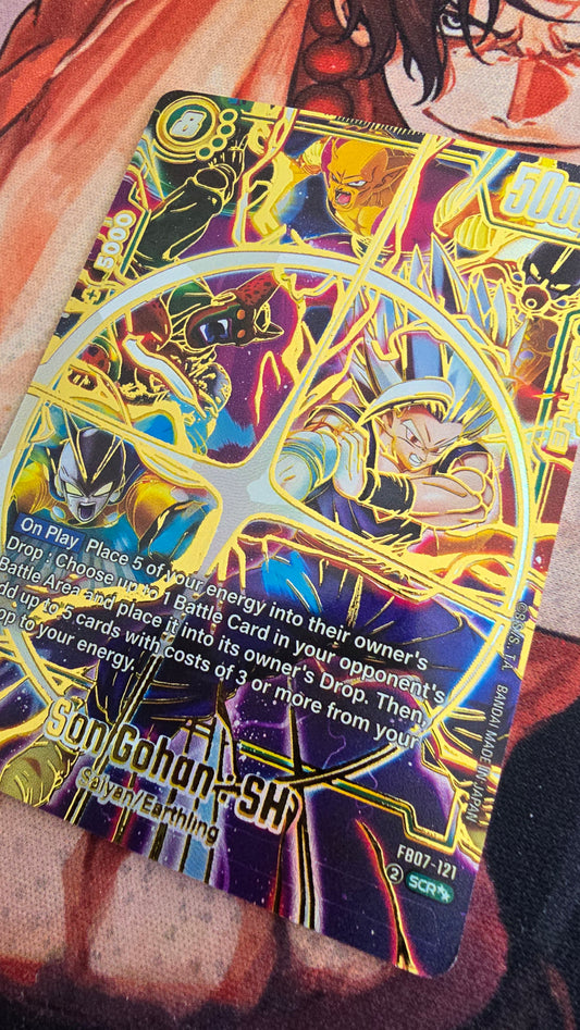 Son Gohan SH FB07-121 Super Alternate Art Dragon Ball Fusion World Card Proxy English