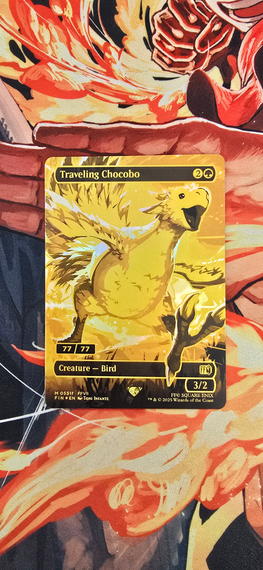 Graded PSA Style Gold Travelling Chicken TCG Proxy English Card Slab