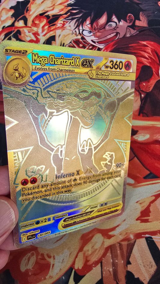 Mega Charizard X ex MUR Phantasmal Flames Pokemon Proxy Card English