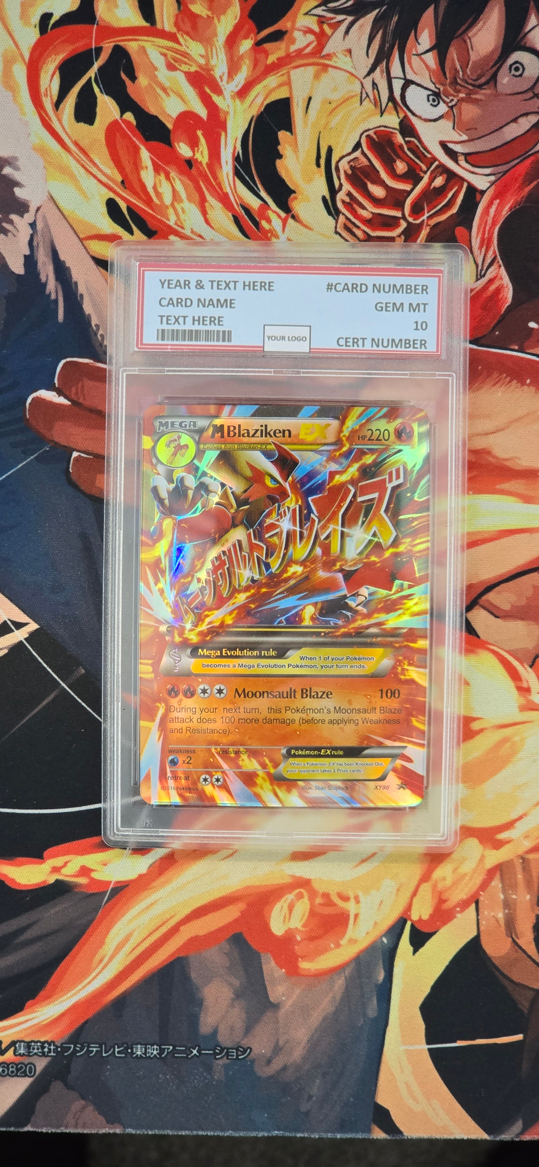 Graded PSA Style Mega Blaziken EX Black Star Promo XY86 Ultra Holo Pok OP Proxies TCG Graded PSA Style Mega Blaziken EX Black Star Promo XY86 Ultra Holo Pok OP Proxies TCG