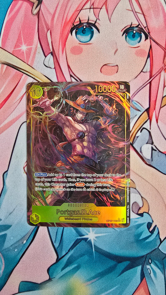 Portgas D Ace & Sabo SEC Alt Art One Piece Card Game OP TCG