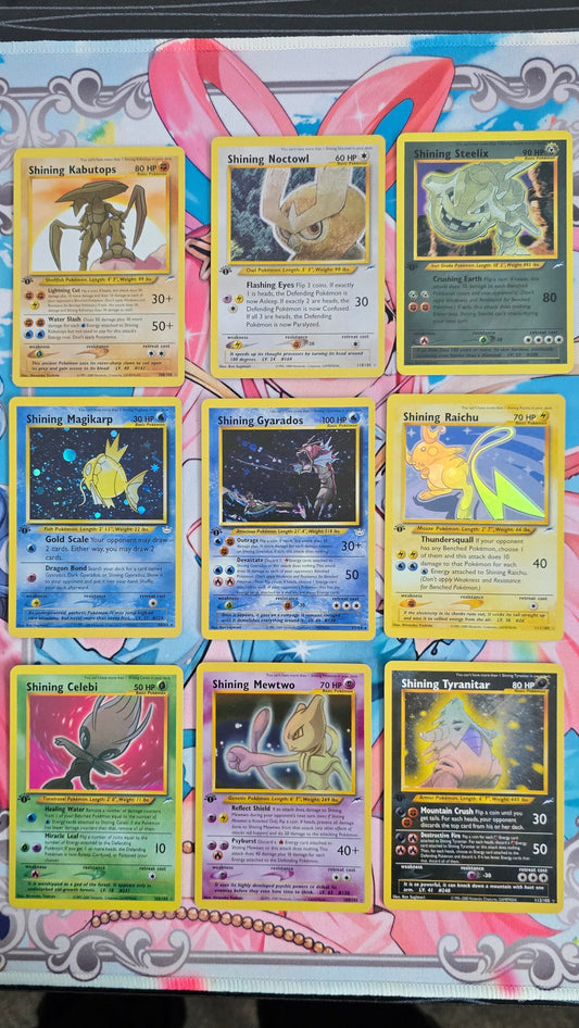 Shining Pokemon Neo Revelation & Neo Destiny TCG High Quality Cards in English Card Proxy