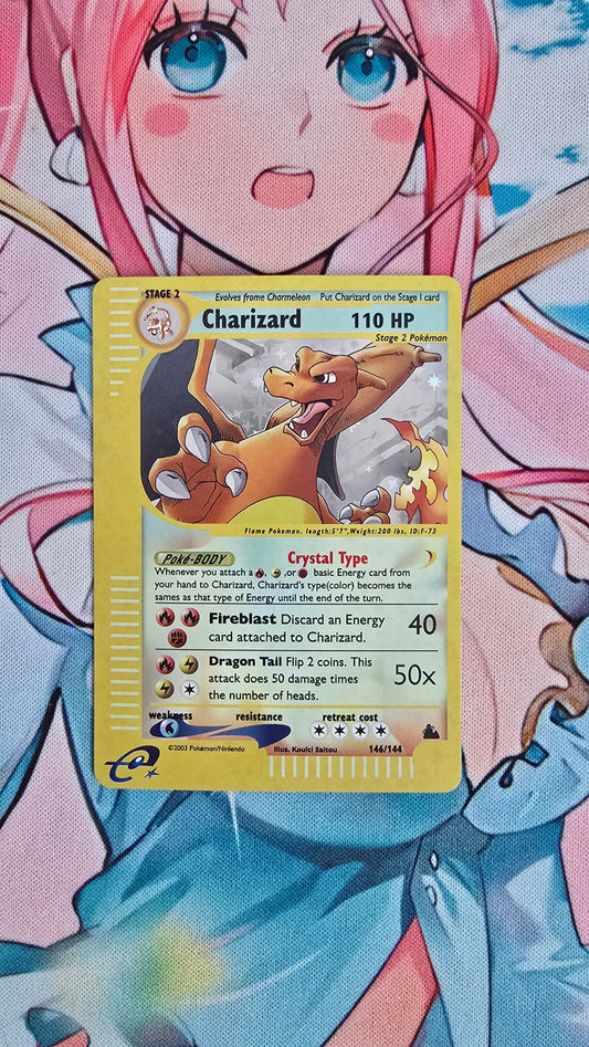 Crystal Pokemon e-card Aquapolis Skyridge TCG High Quality English Card Proxy