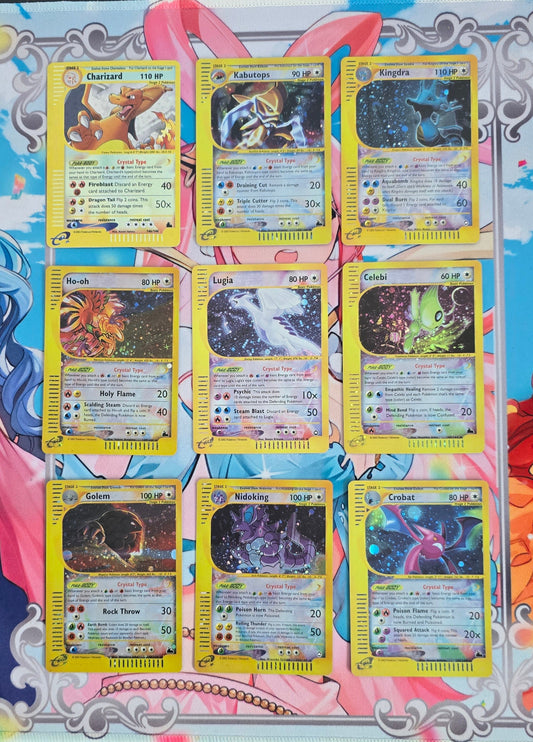 Crystal Pokemon e-card Aquapolis Skyridge TCG High Quality English Card Proxy