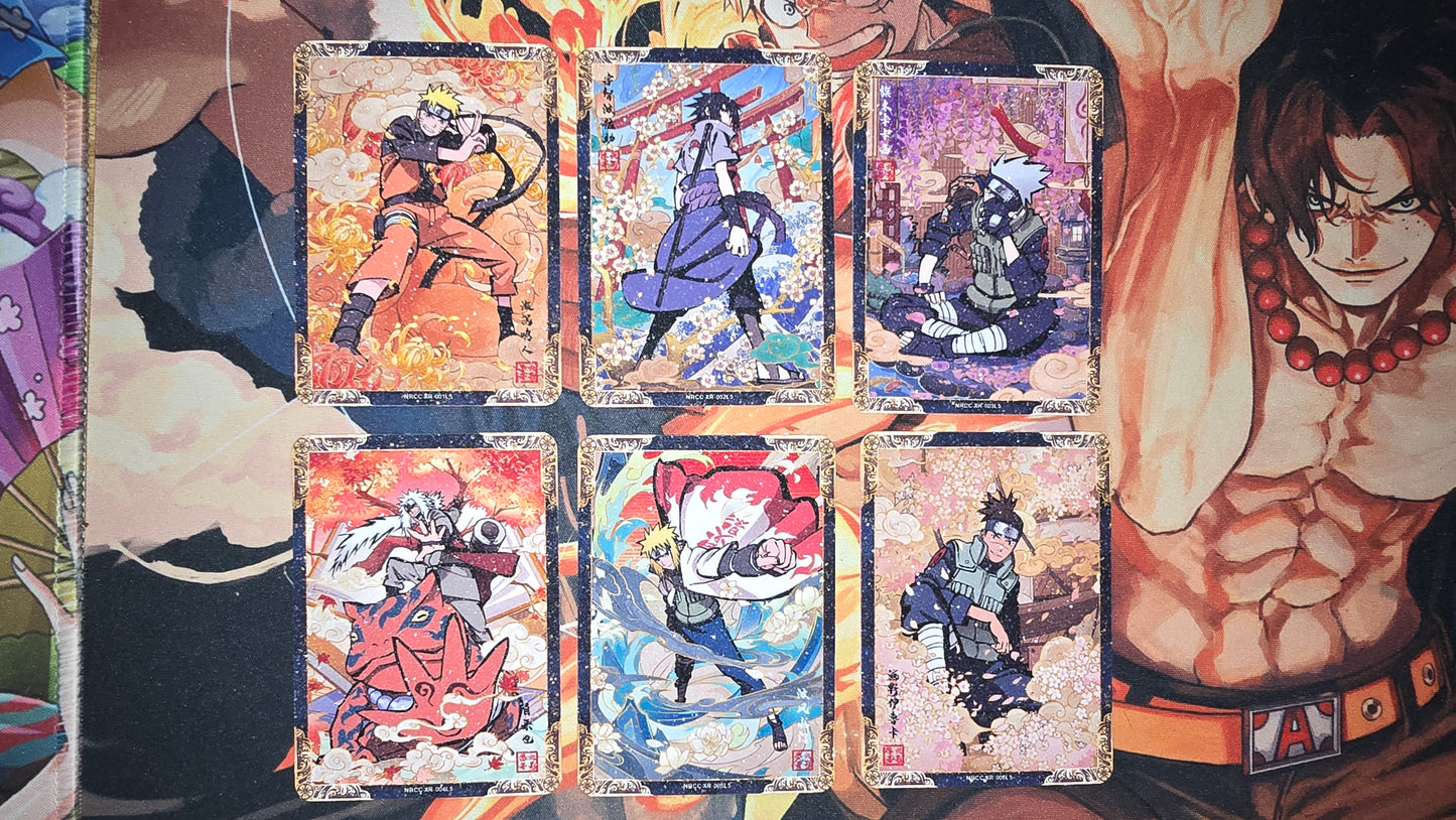 Naruto Cards Sasuke, Kakashi, Jiraya, Minato & Iruka Card Proxy
