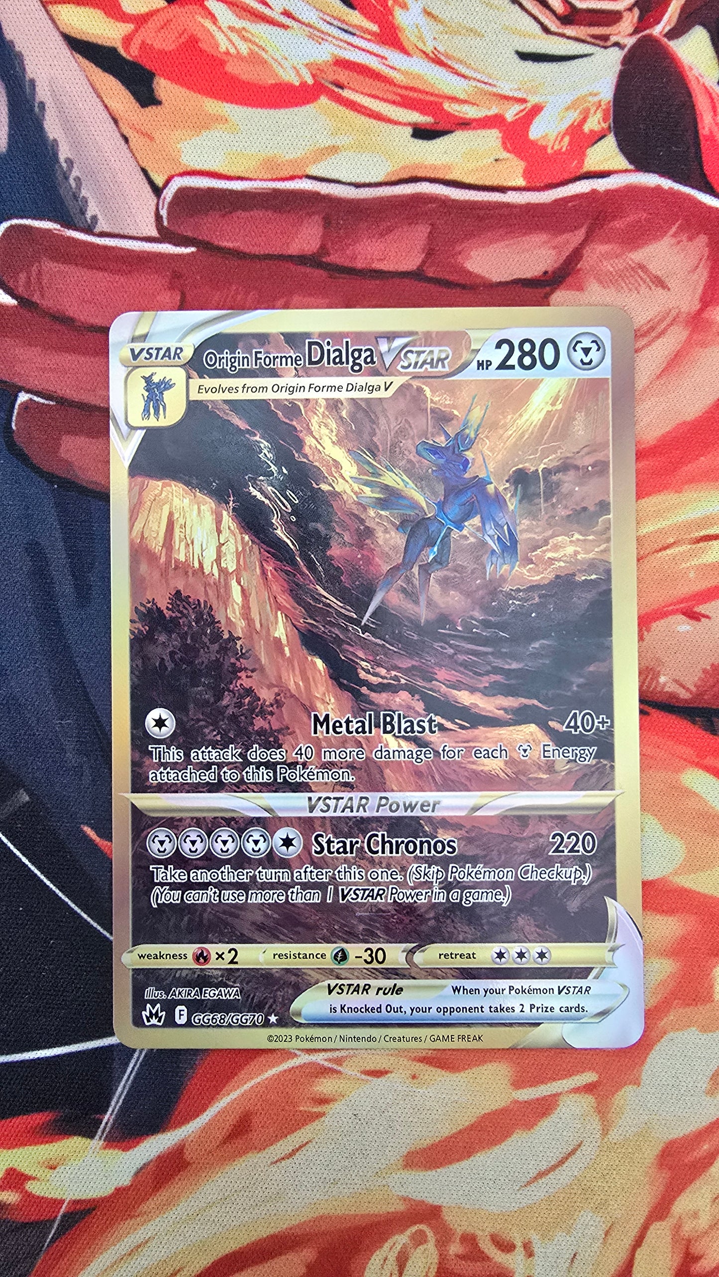 Origin Forme Dailga VSTAR GG68 Sword & Shield Crown Zenith Secret Rare Pokemon TCG Card Proxy